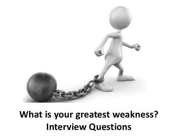 What Is Your Greatest Weakness?