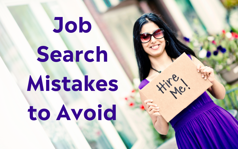 Job Searching 101 – Mistakes to Avoid Edition